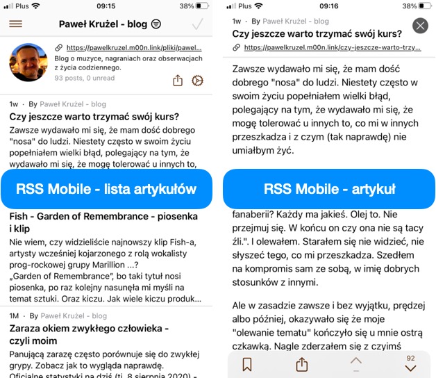 RSS Mobile Artykuł